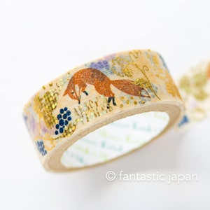 Door Shinzi Katoh ontworpen washitape / Jewel of Fairy Tales -The Fox and The Grapes-