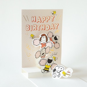 Hallmark / PEANUTS Pop-up Geburtstagskarte - Pom-Poms -