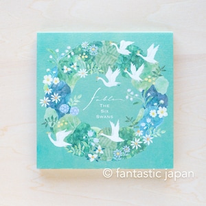 Block Washi-memoblok - fabel "De zes zwanen" -