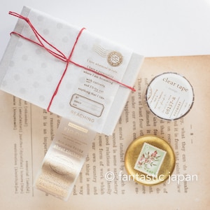PET film tape / Clear tape -receipt- /  mind wave masking tape /