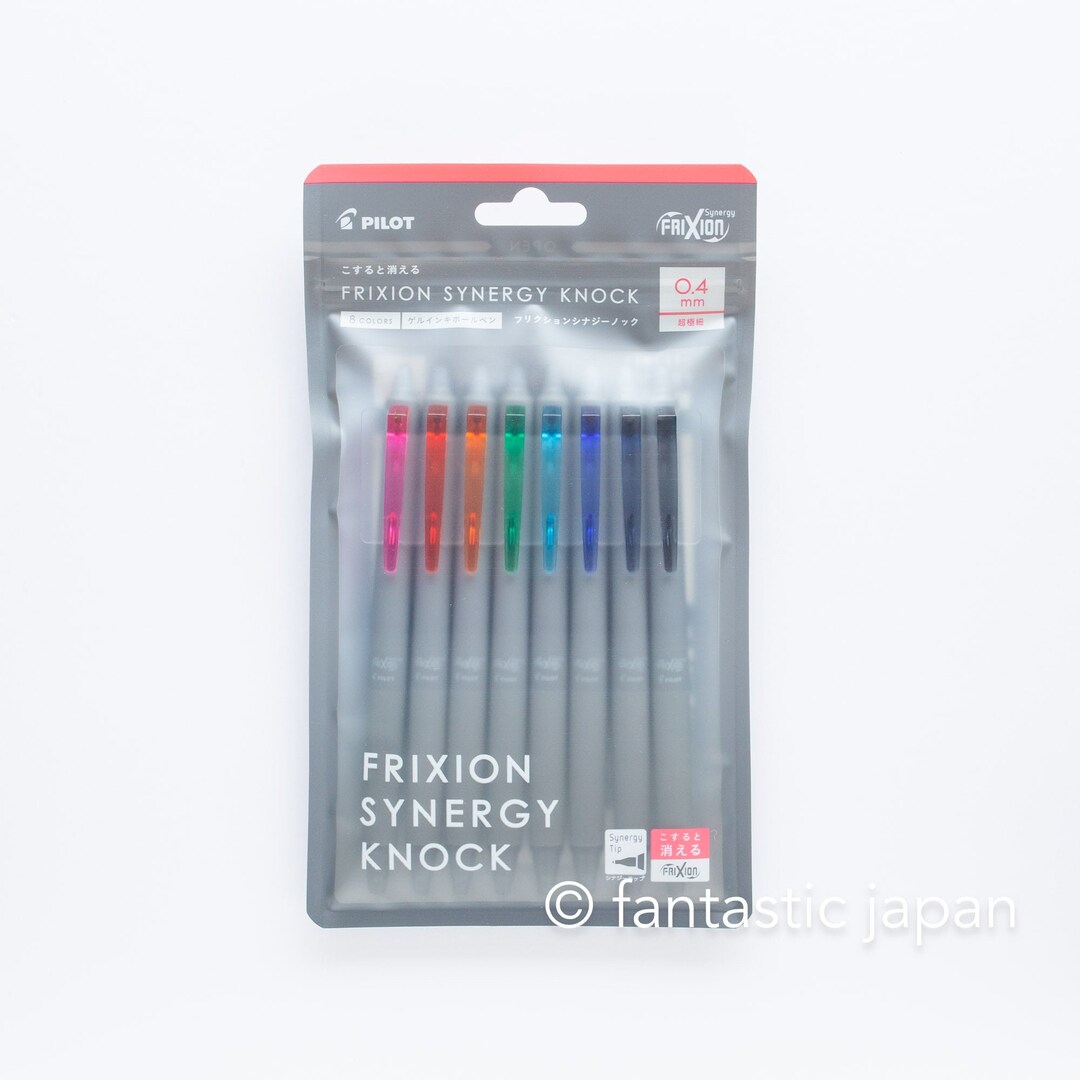 Buy Pilot Erasable Frixion Pen Set -frixion Synergy Knock- Set of  Colors Retractable Erasable Gel Ink Pen Online in India