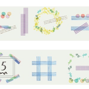 Plus Deco Rush / Decoration tape for planner image 4