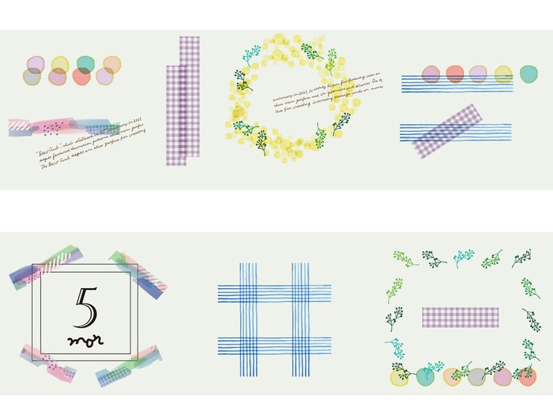 Plus Deco Rush / Decoration tape for planner image 4