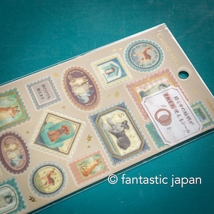 CADRE Sticker -Tiere im Rahmen- / Kamio Japan