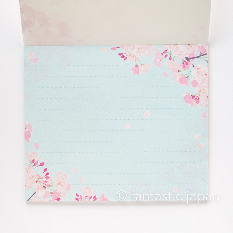 Letter Pad and Envelopes Cherry blossom season image 7