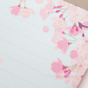 Letter Pad and Envelopes Cherry blossom season image 8