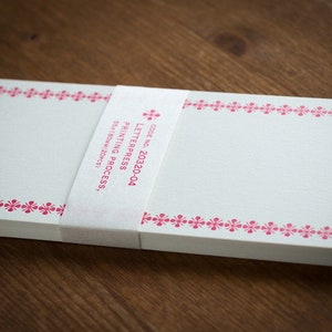 Classiky LetterPress Folded note card 20pcs / NO. 20320-04 / image 4