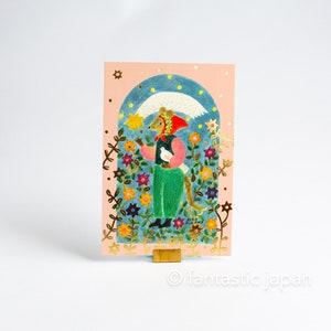 Cartão postal Cozyca / -amuleto- de Aiko Fukawa