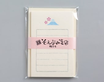 Japanisches Washi-Mini-Buchstaben-Set -Mount Fuji- / Sakura / FURUKAWA SHIKO/ Japanisches Schreibbuchstaben-Set /hergestellt in Japan