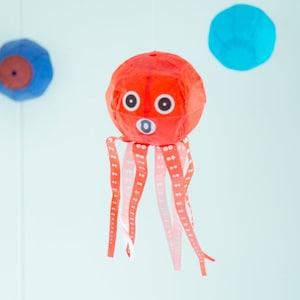 Japanese Paper Balloon -octopus- - Etsy