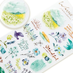 MIND WAVE sticker / WARBLE -blue-