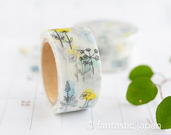 Hütte Paper Works Masking Tape / Botanical Garden -spring field- /