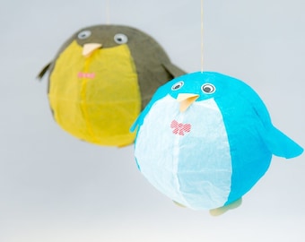 Japanese Paper Balloon -penguins- *Random Color (Color Cannot Be Selected)