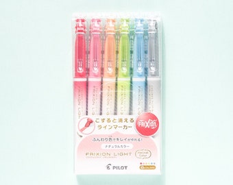 PILOT Frixion Light natural color - Set of 5 Colors -