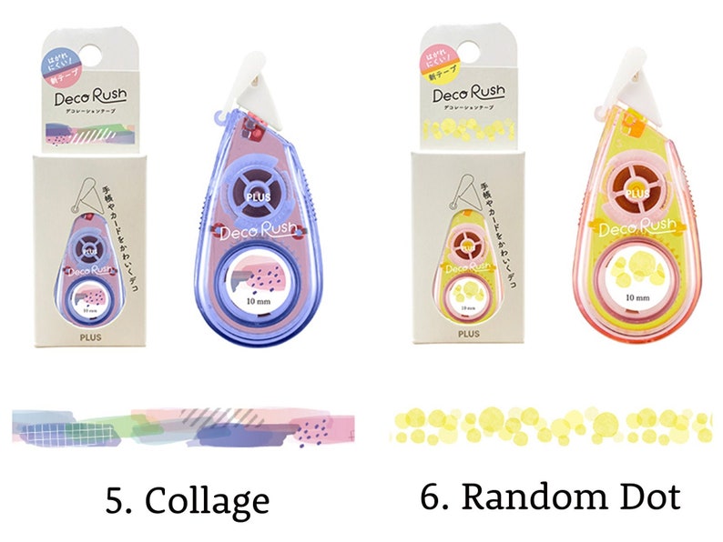 Plus Deco Rush / Decoration tape for planner image 7
