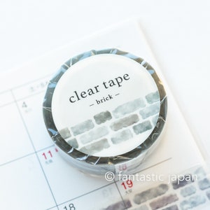 PET film tape / Clear tape -brick- / mind wave masking tape / image 5