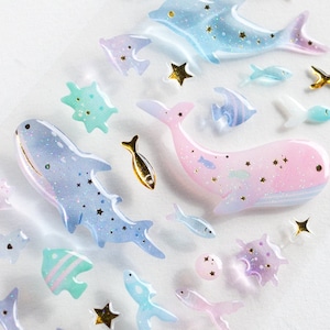 Hartgel 3D Sticker -Meeresparadies-