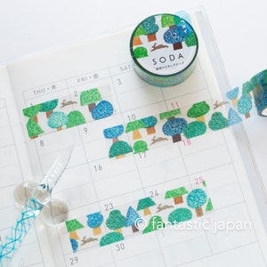 SODA / Clear PET film tape / 20mm wide -rabbit-/