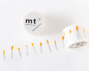 mt washi tape, Mina Perhonen "candle", MTMINA39, candle masking tape, for journaling/snailmail, Japanese washi tape, 35mm wide