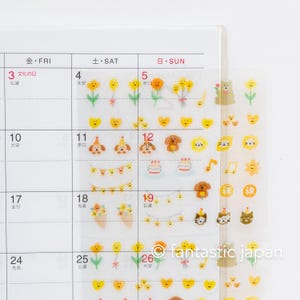Tagesplaner Sticker - Feier in gelb-