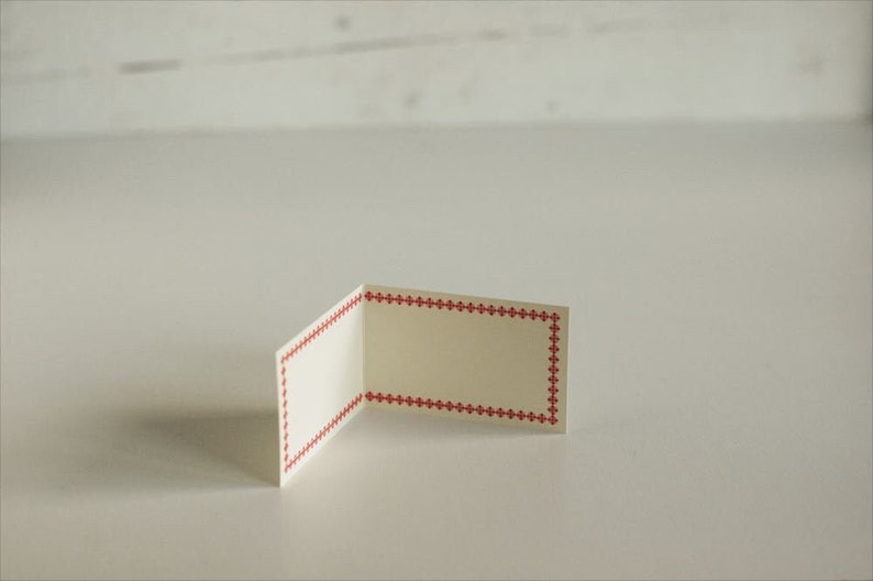 Classiky LetterPress Folded note card 20pcs / NO. 20320-04 / image 3