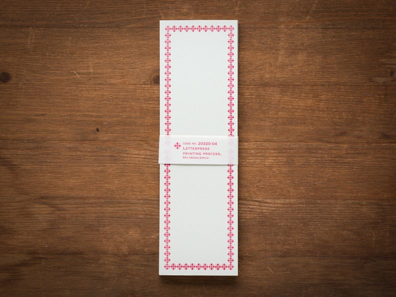 Classiky LetterPress Folded note card 20pcs / NO. 20320-04 / image 5