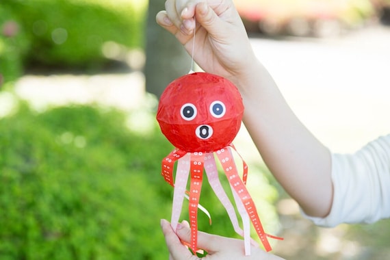 Japanese Paper Balloon -octopus- - Etsy