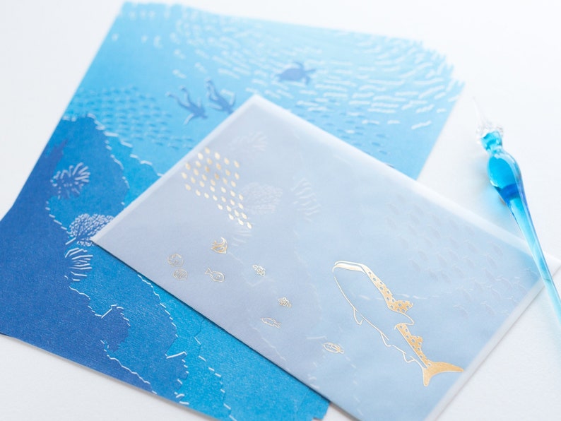 Translucent Scenery Letter set -Sea- image 1