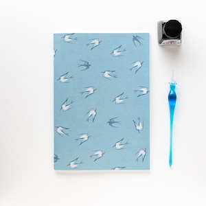 A5 size double-faced notebook -swallow-