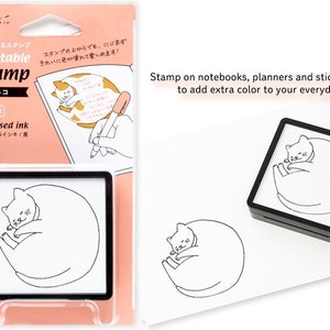 Paintable stamp -cat-