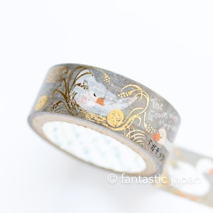 Cinta washi diseñada por Shinzi Katoh / Joya de los cuentos de hadas - El ganso y el huevo de oro -