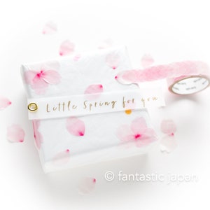 bande Masking Washi Roll Sticker -Cherry blossom petals &quot;blooming&quot;-