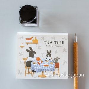 Bloc de notas -Hora del té- de Mariko Fukuoka / productos cozyca