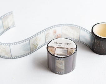 PET film tape / Clear tape -film series "ivory"- /  mind wave masking tape /