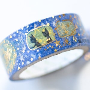 Foiled Glittering Masking Tape -The Night of the Milky Way Train 3-