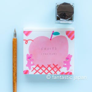 Bloc de notas en bloque -Fruits- de Yuki Itoi / productos Cozyca