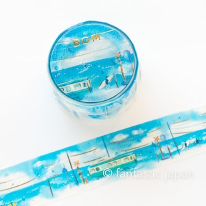 Masking Tape -seaside train-