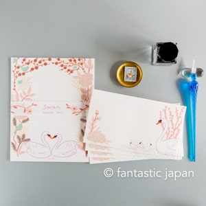 Juego de letras japonesas -Swan- de Konatsu Tani / cozyca products