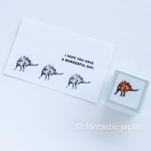 Photograph stamp / dinosaur -stegosaurus-