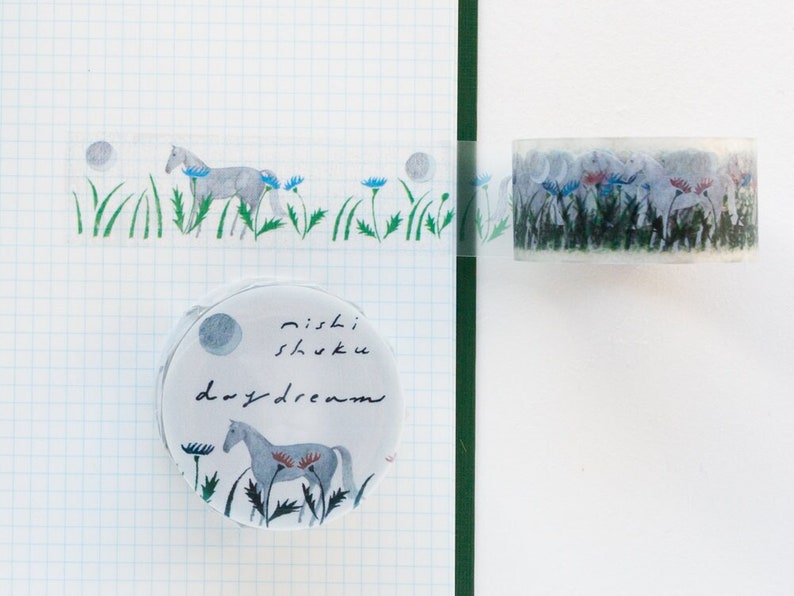 Abreißbares Klebeband von nishishuku matt / Hyogensha Masking Tape / Daydream Cellophan Tape Bild 8