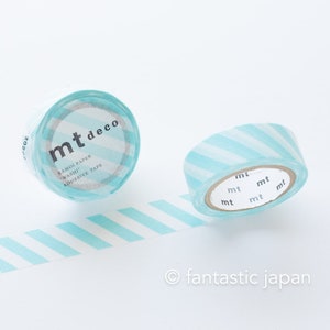 mt washi tape deco -stripe mint blue- / MT01D369R / 15mm wide