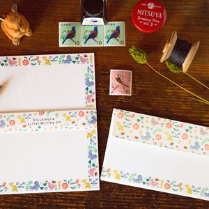 Juego de letras japonesas -KUSAMURA- de Aiko Fukawa/Mino Washi/Productos Cozyca/Juego de letras de papel washi japonés/Hecho en Japón