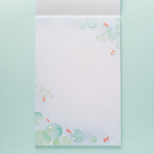 Japanese Washi Writing Letter Pad and Envelopes gold fish / traditional Iyo Washi paper / made in Japan image 10