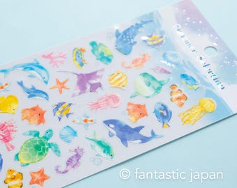 MIND WAVE summer sticker -sea creature-