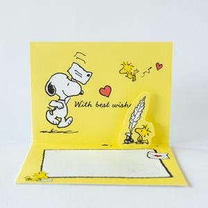 Tarjeta desplegable Hallmark / PEANUTS -carta para ti-