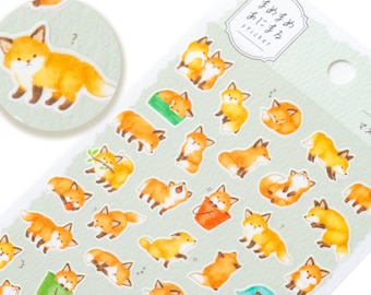 Baby animal sticker -Fox-