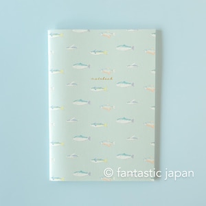 A5 size everyday notebook -fish-