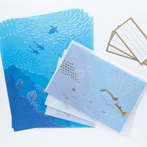 Translucent Scenery Letter set -Sea- image 7