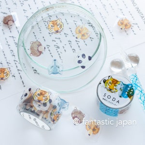 SODA / Clear PET roll sticker  -zoo-