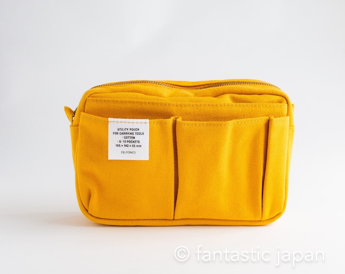DELFONICS / 10 pocket Inner Carrying bag / S size -yellow-